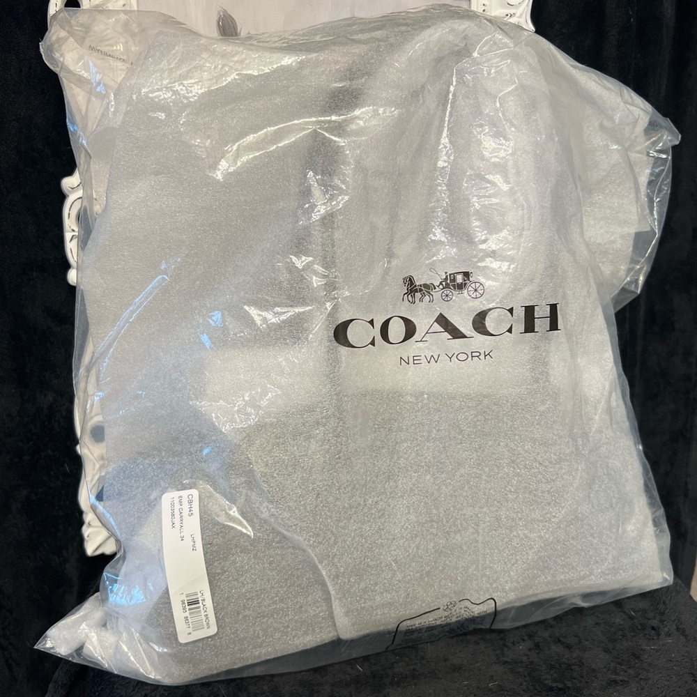 🤎🖤Coach Empire Carryall Bag 34 In Loved Leather🤎🖤NWT - Picture 11 of 17